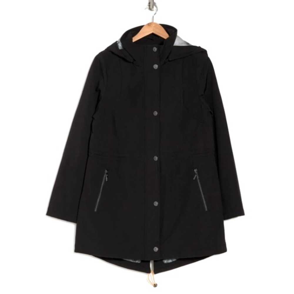 Kensie size M hooded Anorak raincoat - Picture 12 of 13